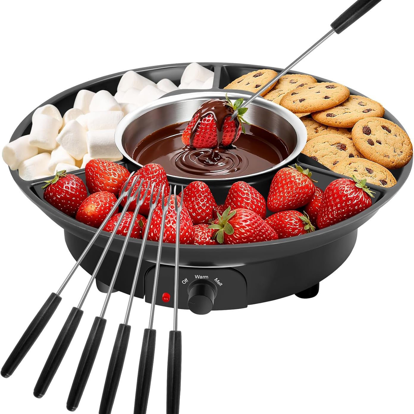 Plato de fruta transfronterizo máquina de fusión de chocolate máquina de fuente de chocolate olla de chocolate torre de fusión máquina de salsa de chocolate