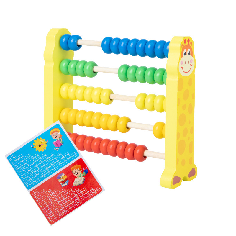 Estante de computación de cinco velocidades juguetes educativos digitales jardín de infantes Estudiantes de escuela primaria que aprenden calculadora Abacus rack enseñanza material didáctico
