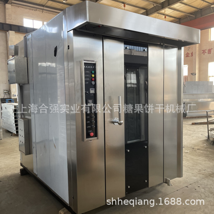 厂家烘焙机械 燃气热风旋转炉 曲奇饼干烤箱 烤炉 32盘旋转炉工厂