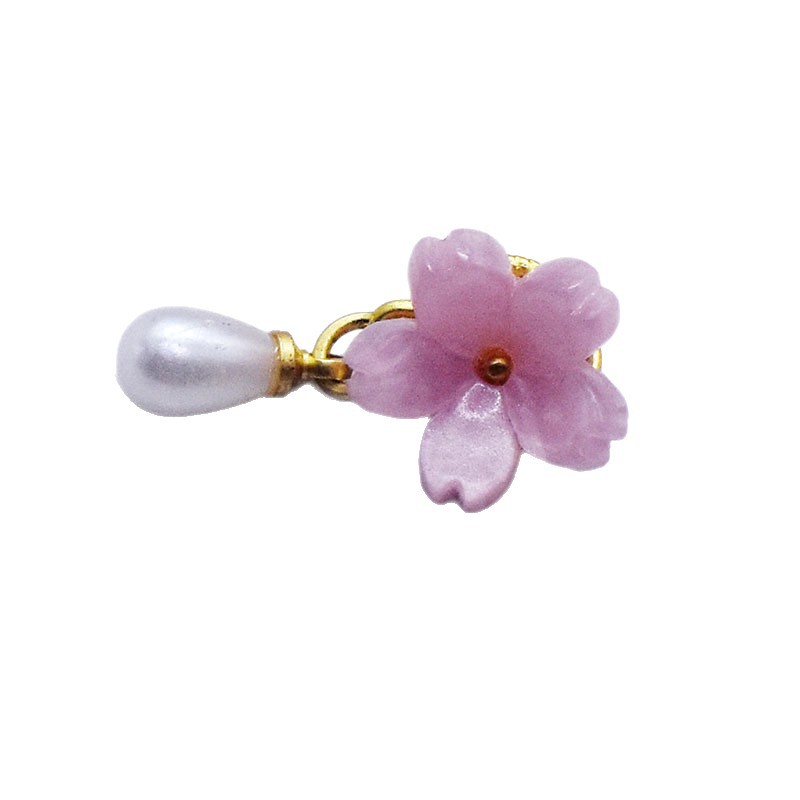 Fuchsia set drop-shaped