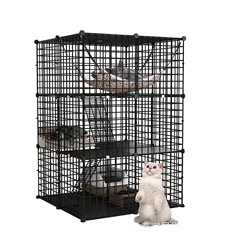 ペットフェンス 猫ケージ 犬ケージ 鳥かご 小型ペットケージ 組み立て簡単 取り外し可能 屋内屋外ペットフェンス