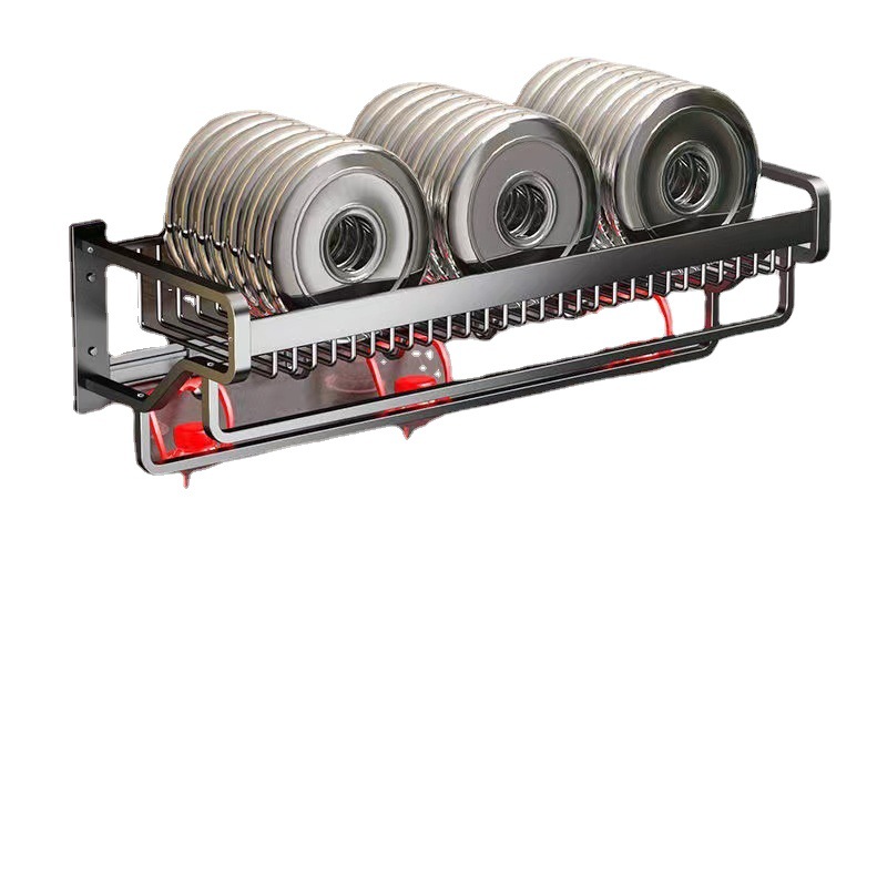 Barra doble baño toalla rack ponche libre toalla rack baño inodoro almacenamiento rack espacio aluminio pared colgando ropa de almacenamiento