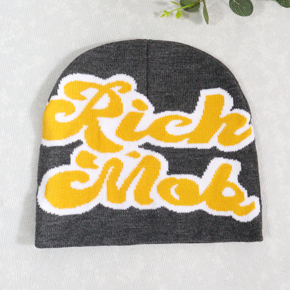 Unisex Strickmütze Alphabet Strickmütze warme Strickmütze_voghion.com