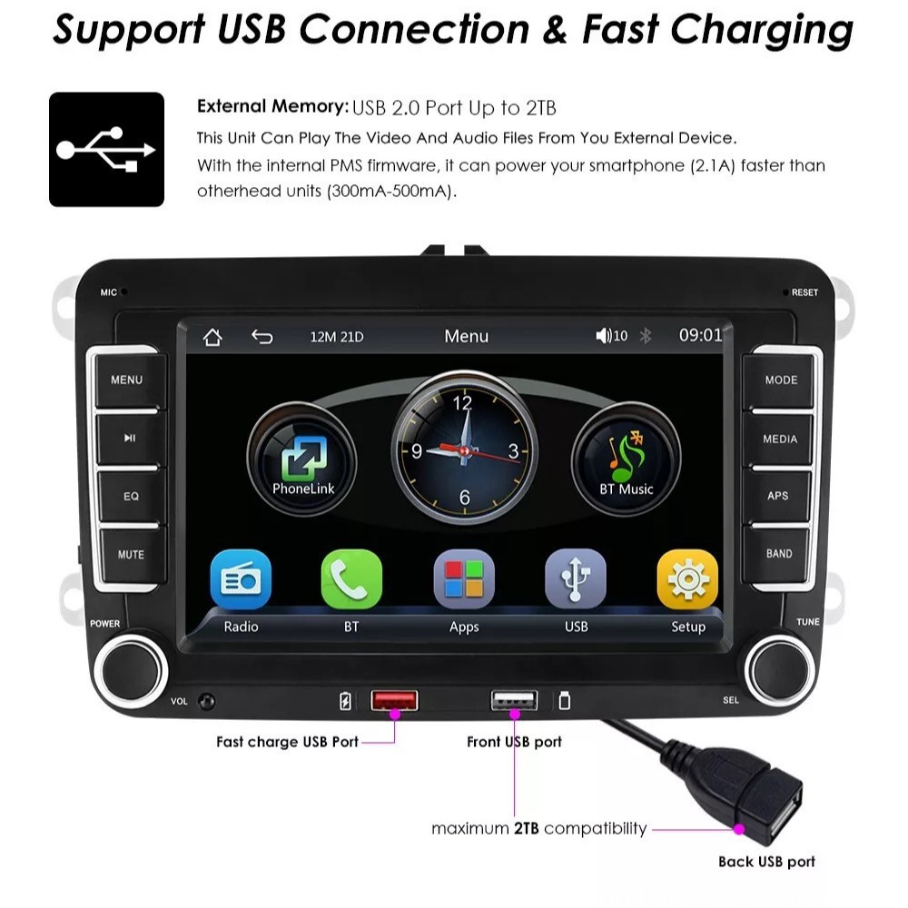 Suitable for Volkswagen VW Golf7 inch 8 inch 9 inch Android General Motors large screen central control all-in-one car navigation