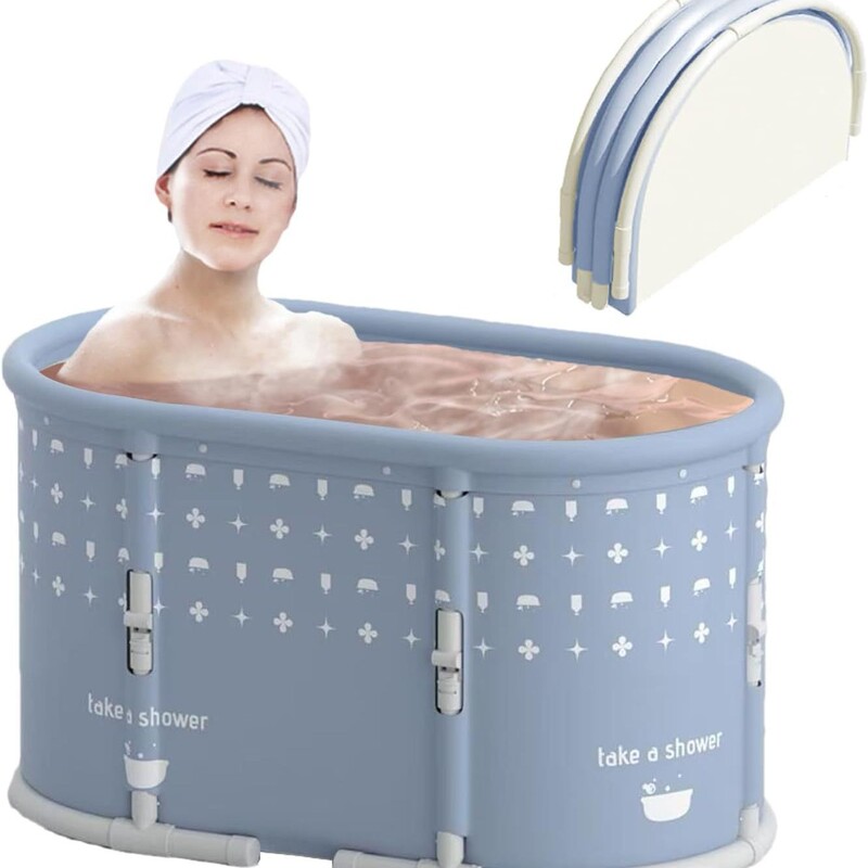 New custom-made portable bathtub, no installation required, foldable adult bathtub, non-inflatable home soaking tub