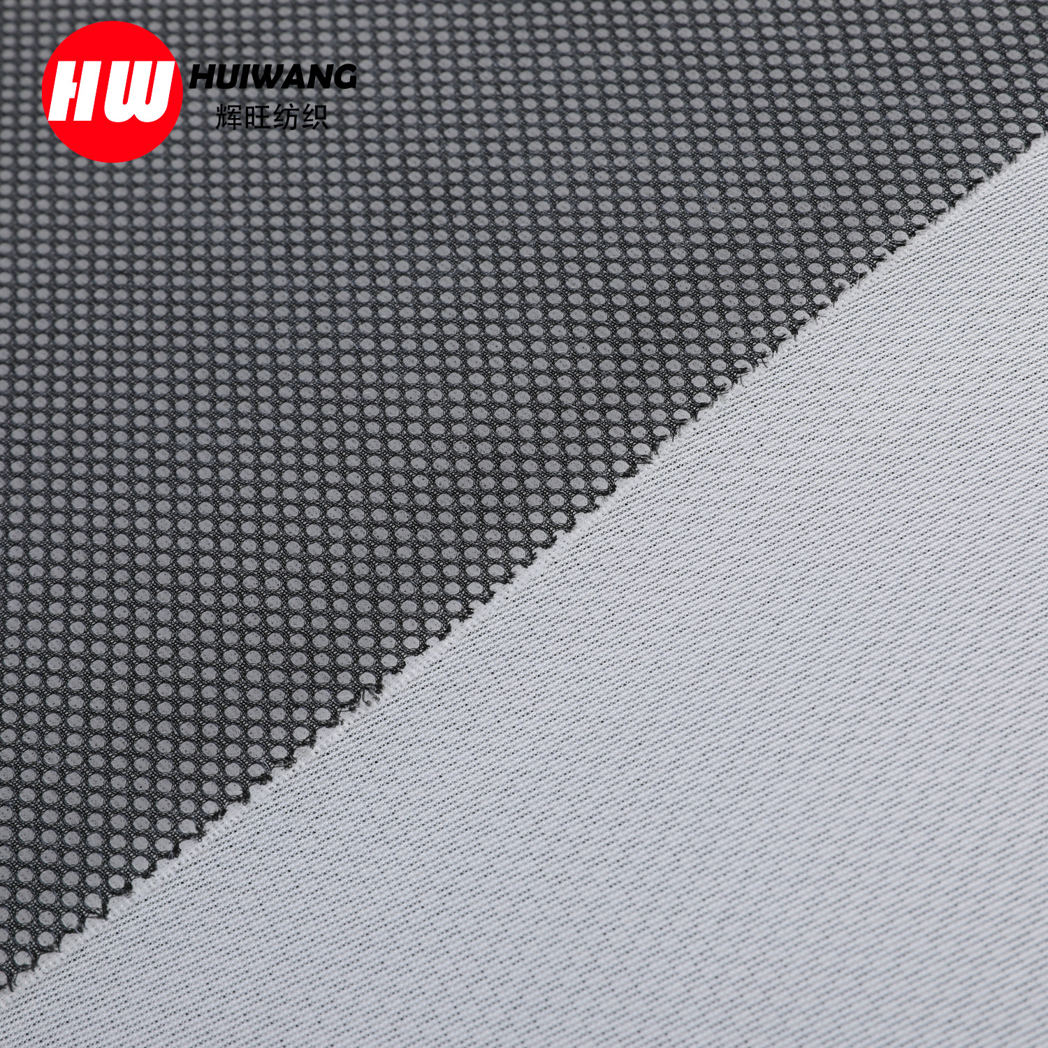 现货供全涤厚三明治网眼3D网眼布可再生家纺面料汽车坐垫服装复合