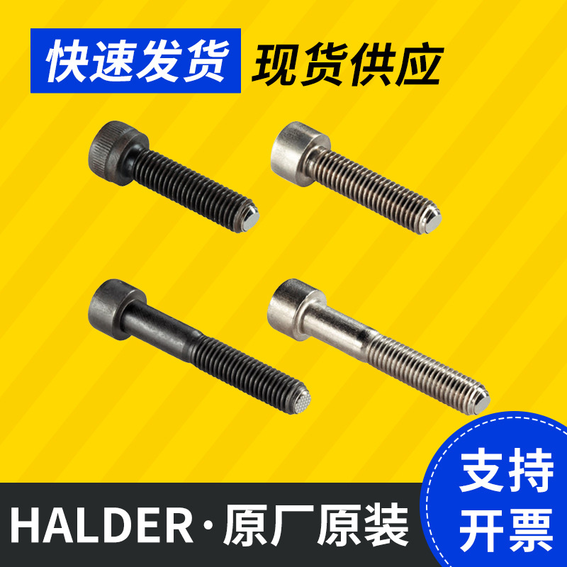 德国HALDER  EH22700  球形端推力螺丝 有头  球防止回转