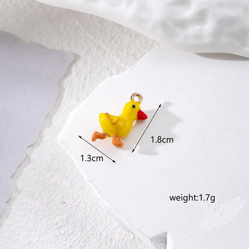 15g Weight Pendant Jewelry Making Type DIY Jewelry Accessories, Earrings, Necklace Classification 10 PCS/Package Quantity Alloy Material Animal, Hamburger, Mushroom, Shrimp, Watermelon, Duck, Dragon, Lobster Pattern Cute Style Enamel, Enamel Craft 10 PCS/Package Alloy Animal Hamburger Mushroom Pendant DIY Jewelry Accessories Earrings Necklace 5