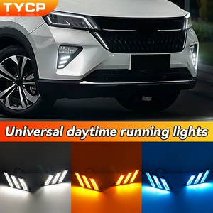 Universal Avtomobil üçün Mustang Tərzi Axan Dönüş Siqnallı LED Gündüz İşıqları