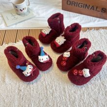 2025�����¿�Ůͯ�r�мtɫëëѩ��ѥ�ɐۇ���؈����ż�ӽq��Ь