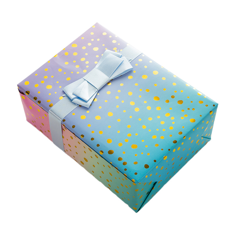 Cumpleaños de dibujos animados de Navidad engrosada Super grande de alto sentido regalo de regalo caja de regalo papel de embalaje cubierta de libro impermeable papel de libro