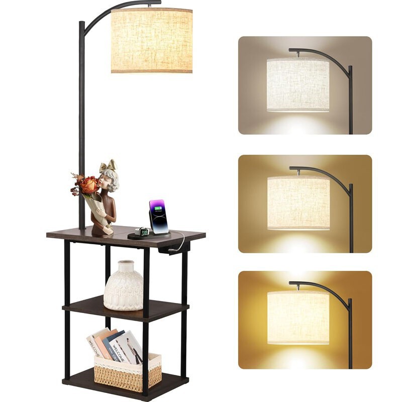 Cross-Border New Floor Lamp with Table Drawer USB Charging Sofa Living Room Bedroom Bedside Lamp Creative Floor Lamp Cross-Border New Floor Lamp with Table Drawer USB Charging Sofa Living Room Bedroom Bedside Lamp Creative Floor Lamp