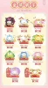 Sanrio, roly-poly doll, for luck, 9 pieces