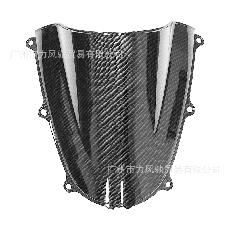 Aplicable a Honda CBR600RR F5 05-06 parabrisas delantero parabrisas deflector de flujo de fibra de carbono