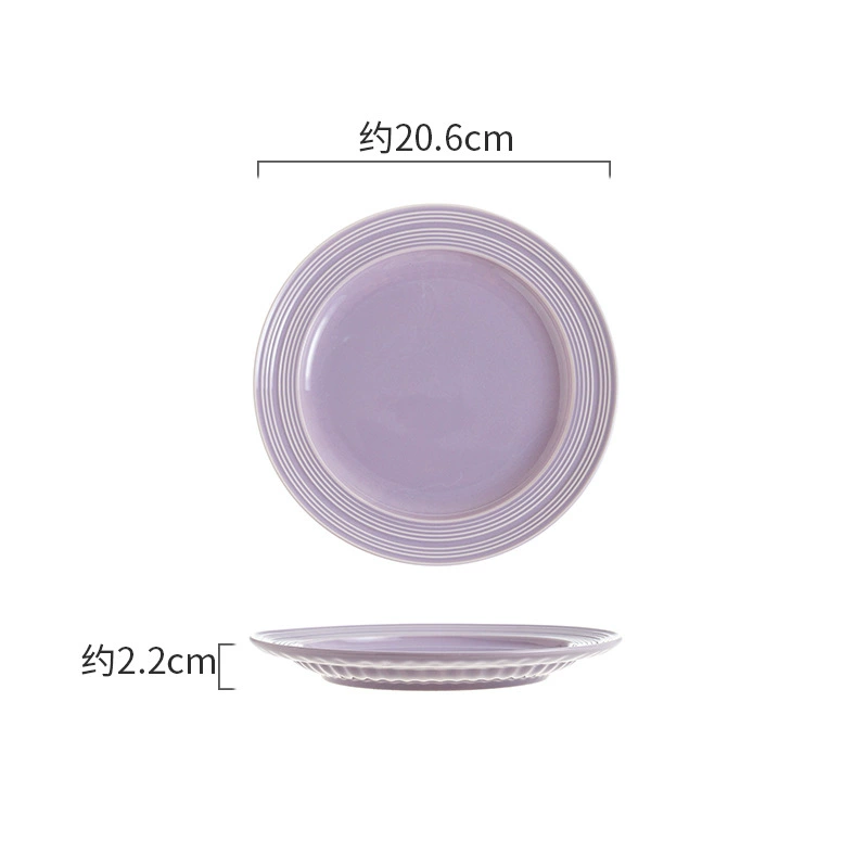 Matte Tableware Set, Fresh Pastel Colors, Multi-Piece Dinnerware for Home (Bowls, Plates, Spoons)