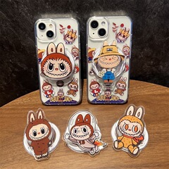 漫画ケーキ labubu 磁気スタンド付き Apple 16promax 携帯電話ケース 1514 ソフト 13 女性 1211
