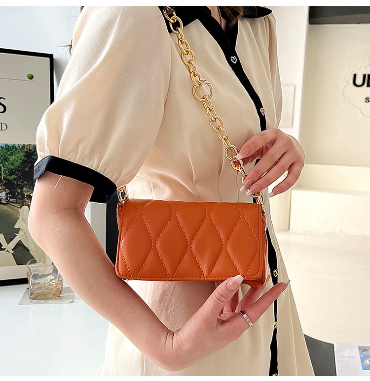 195g Weight Synthetic Leather Lining Material Sewing Thread Fashion Element Flip Cover Closure Type Single Shoulder Strap Strap Type Square Bag Bags Type Casual Occasion Pu Leather Material Solid Color Pattern All Seasons Season Women's Gender Classic Style Style Square Shape Women's Pu Leather Solid Color Classic Style Sewing Thread Square Flip Cover Square Bag 5