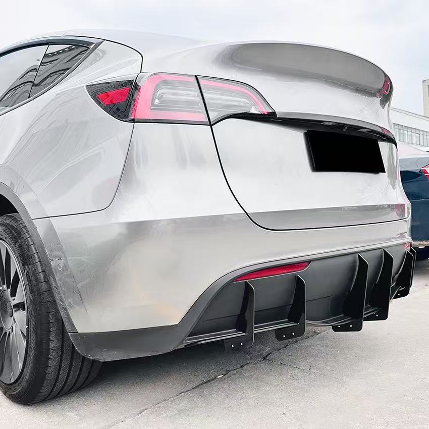 Suitable for Tesla Model Y 2019+ Rear Lip Spoiler Rear Blade Wind Knife Car Sticker Modification