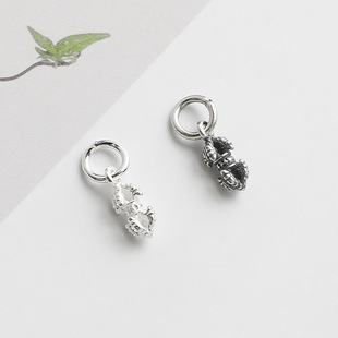 S925���y�͹Ų�ʽ��������ƒ��DIY���龎�K����朵������