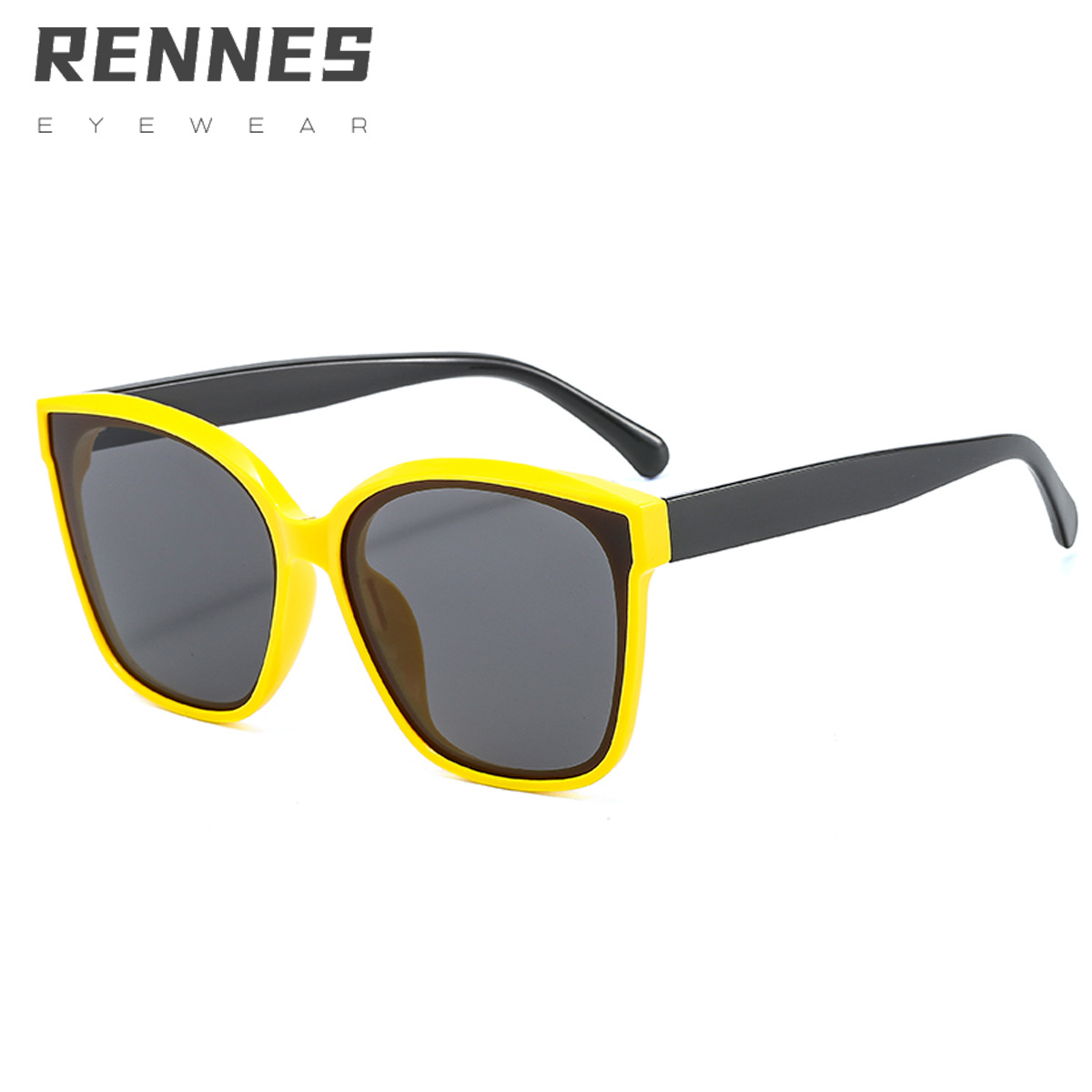 2021 nuevas gafas de sol de Marco grande retro de las mujeres Pequeño Libro Rojo cara redonda simple cuadrado cóncavo estilo Street shot gafas de sol 3544