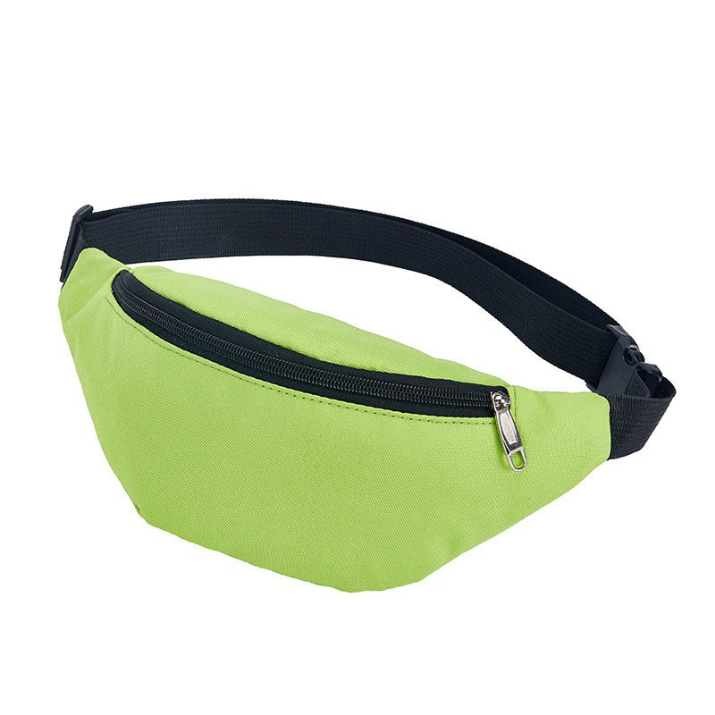 Foreign Trade Waist Bag Solid Color Oxford Cloth Waterproof Chest Bag Outdoor Sports Shoulder Crossbody Bag Shoulder Bag Manufacturer Wholesale