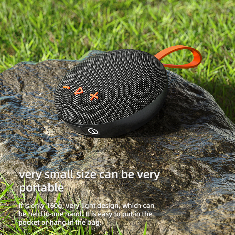 2024 nuevo altavoz inalámbrico al aire libre tarjeta magnética Bluetooth tela portátil impermeable mini sonido pequeño