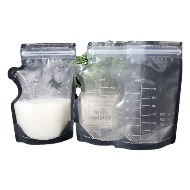 Сумка для хранения грудного молока в наличии. Трансграничная английская версия. Сумка для хранения грудного молока с цветным принтом. Двухниточная сумка для сбора молока на молнии. Универсальный стиль.