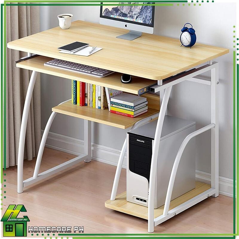 Computer Desk, Small Desktop, Mini Mobile Study Desk for Home Use, Simple Office Desk for Small Apartments, Bedroom Bedside Table