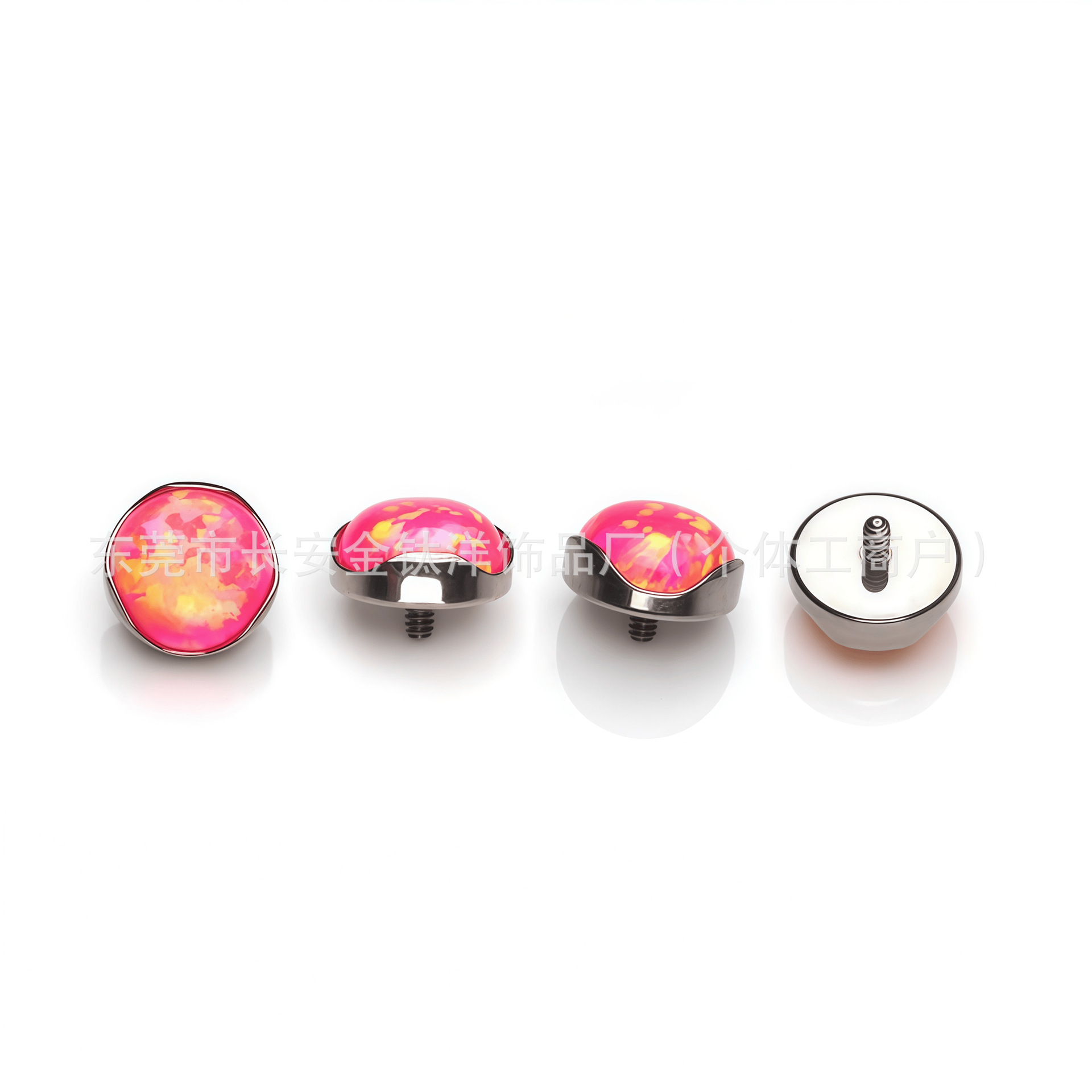 Pointed titanium steel lip stud product view