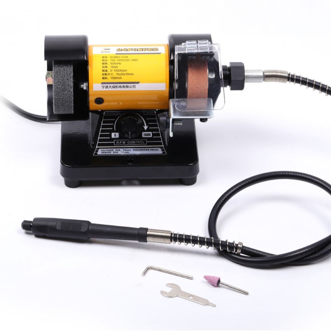 桌面工坊 微型台式电动打磨机