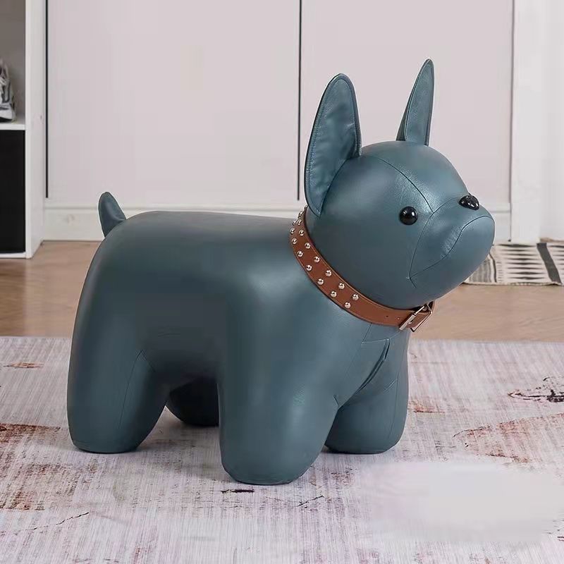 斗犬换鞋凳法斗凳婚庆网红板凳法斗狗动物凳子创意卡通摆件坐凳法|undefined