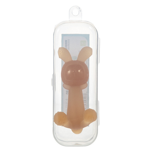 Dora Dobu bunny teether baby teething stick cartoon silicone teether baby bite gum to prevent eating hands