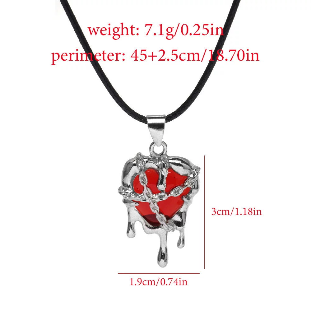 (Cross-border trading), accessory, pendant heart shaped, necklace, chain for key bag , European style