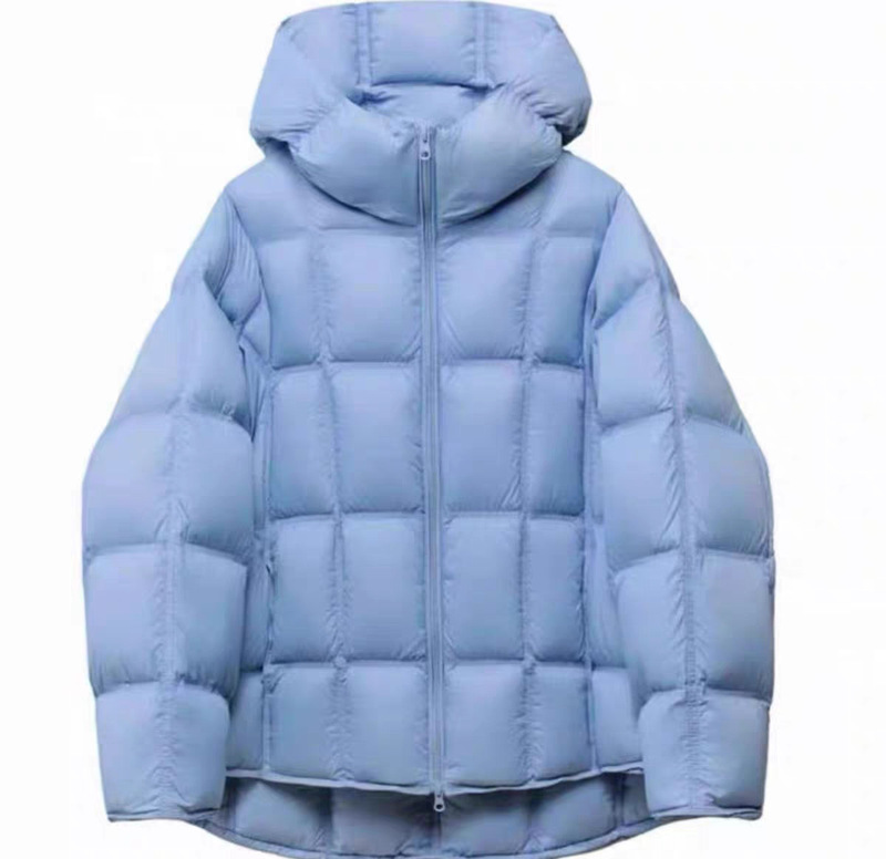 糖果色无胆泡芙感羽绒服女2025冬短款云朵超轻白鸭绒方块面包服潮|undefined