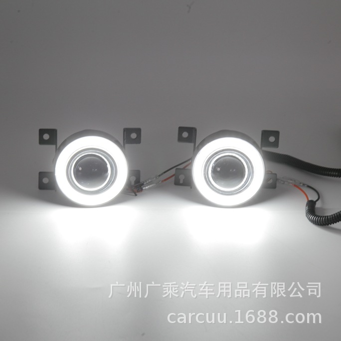 Adecuado para Honda 16-22 cívica luz antiniebla Ángel ojo niebla cambio delantero niebla lámpara LED lente Ángel ojo