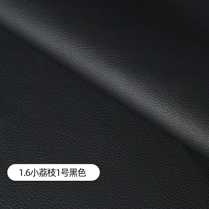 Litchi pattern leather surface 1.6 width small pebble pattern artificial leather self-adhesive sofa repair subsidy refurbished leather material