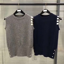 淘宝微商代理TB羊绒套头男女情侣针织衫修身圆领毛衣马甲厂家批发