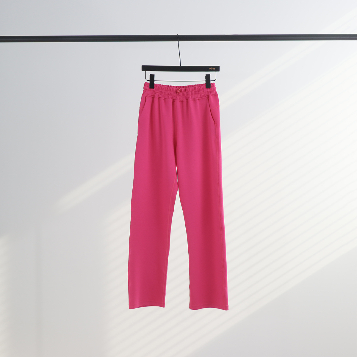LULU, el mismo modelo de pantalones de aire casuales de cintura alta, pantalones de piernas largas, nuevos productos para mujeres.