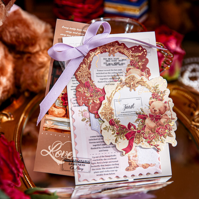 Mr. Paper Three Enjoy Relief Hot Strip Memo Bear Flower Box Series Notas del estudiante Notas Notas Notas Notas Notas Notas Notas Notas Notas Notas