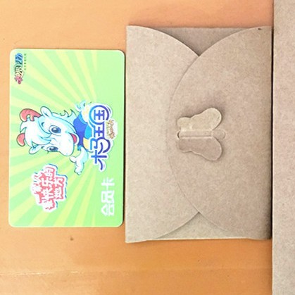 Retro de estilo europeo amor hebilla sobre DIY amor mariposa gran tamaño pequeño sobre de papel Kraft