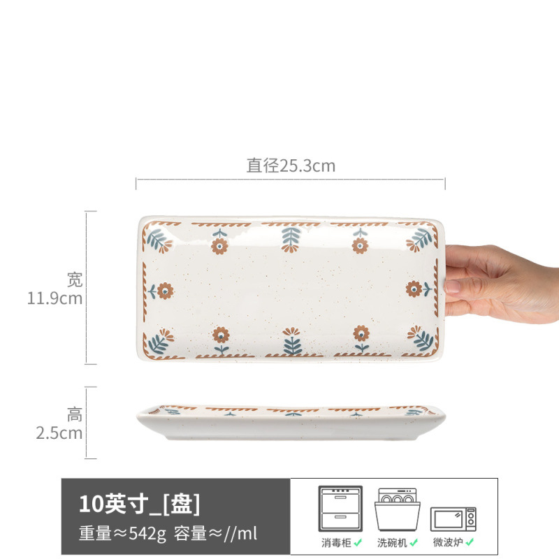 Cuencos de cerámica doméstica pintados a mano, cuencos de platos japoneses, cuencos de fideos, cuencos de ensalada de frutas, cuencos de arroz al por mayor