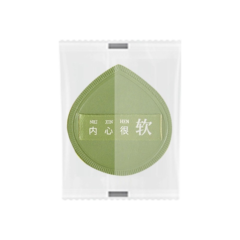 L Green water droplet bag
