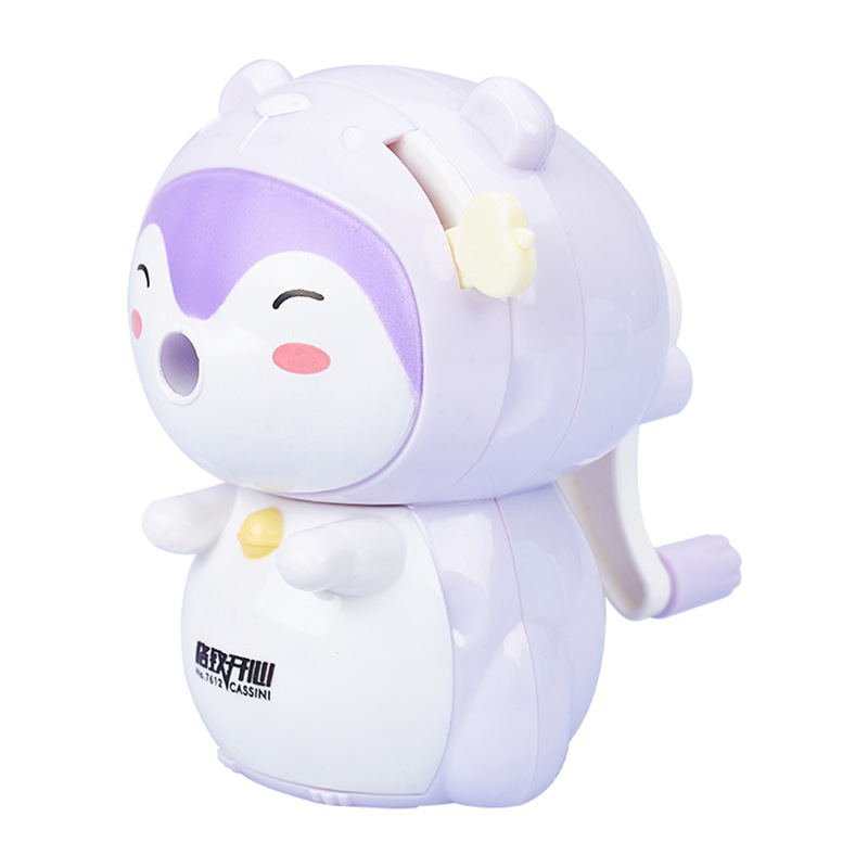 Feliz 7612 lindo pequeño zorro sacapuntas estudiante papelería regalo creativo sacapuntas Sacapuntas de dibujos animados al por mayor sacapuntas