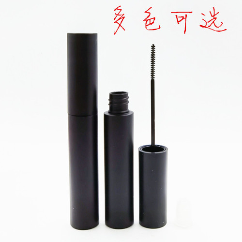 Foreign trade hot sale extremely fine eyelash brush head 10g bottle blowing round transparent eyeliner tube mascara tube 10ml empty tube