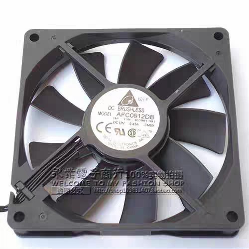 Brand New Delta 9015 9cm Fan 4-Wire Double Ball Bearing Afc0912Db 12V 0.45A 463991-001 Brand New Delta 9015 9cm Fan 4-Wire Double Ball Bearing Afc0912Db 12V 0.45A 463991-001