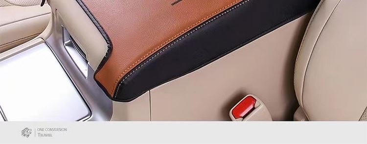 Suitable for Toyota Land Cruiser Central Armrest Box Cover LC100 Armrest Box Protective Cover Interior Modification