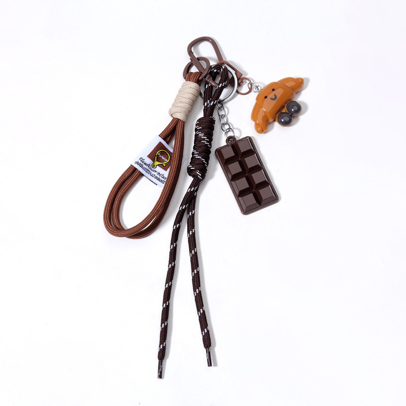 Alkaline Water Pendant Keychain Miu Style Alkaline Water Bread Pendant Autumn and Winter Melard Series Cute Bread Bag Pendant