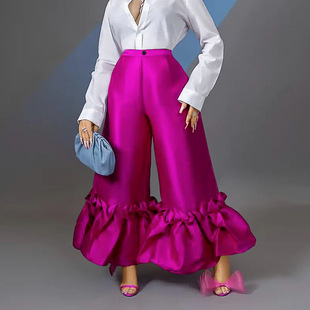 AM220521���������OӋ�к��~߅�������ѝHigh Waist Flare Pants