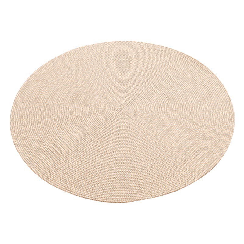 Sala de estar nórdica alfombra mesa de café manta dormitorio alfombra de piso hogar lavable sofá cama lado gran área redonda tejida a mano