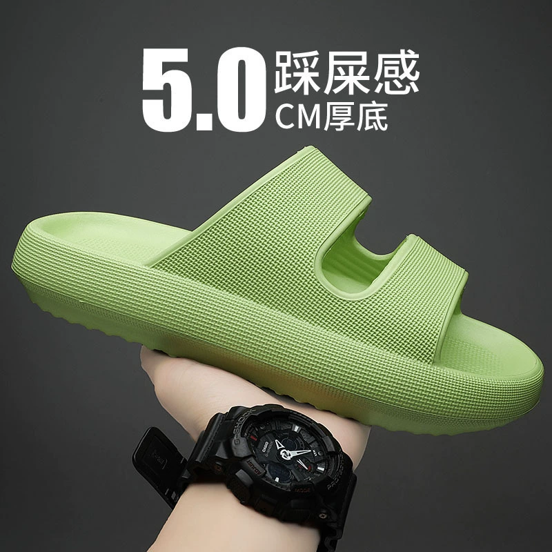Летние нескользящие тапочки, men's slide для отдыха, спортивные пляжные сандалии